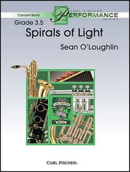 Spirals of Light Concert Band sheet music cover Thumbnail